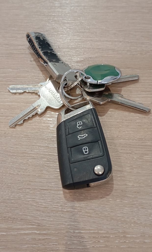 Trousseau clés trouvées Bois Marzet 22.11.2025