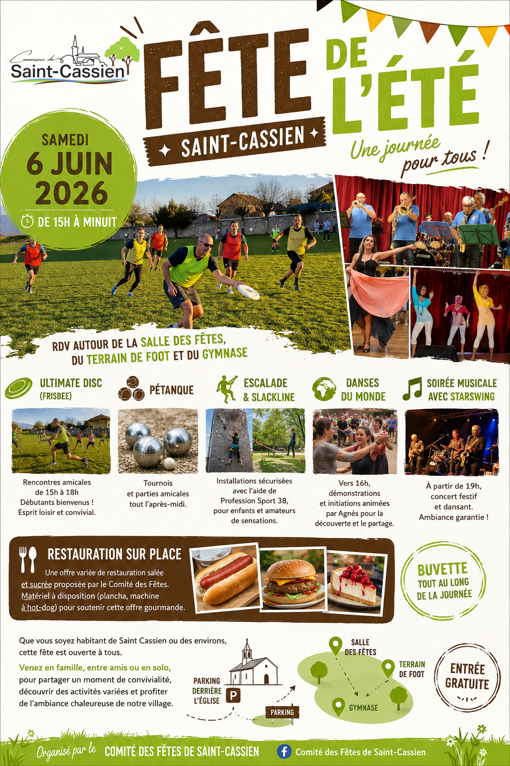 Flyer fête de l'été 2026